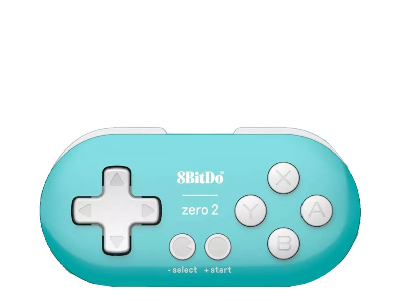 8BitDo Zero 2 Bluetooth Gamepad Mini Controller - Turquoise